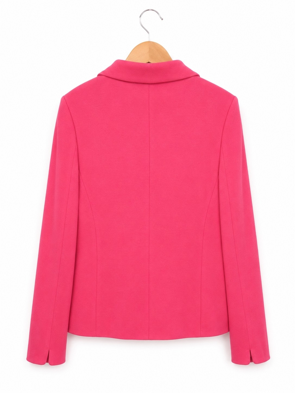 NWT Talbots Pink Scallop Front Blazer Jacket Size 8 - Picture 2 of 9